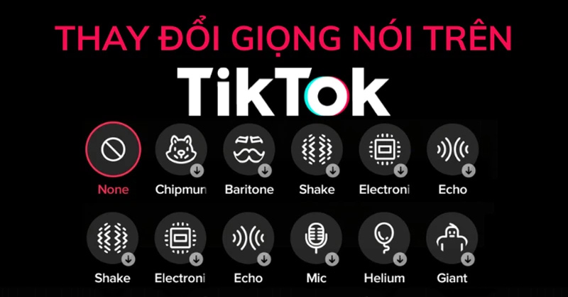 Thay đổi giọng nói video là tính năng TikTok được nhiều người yêu thích 
