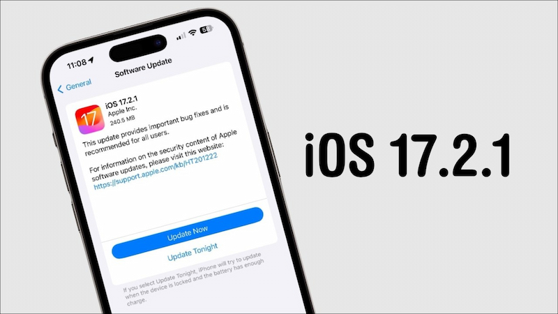 Tìm hiểu về bản cập nhật iOS 17.2.1