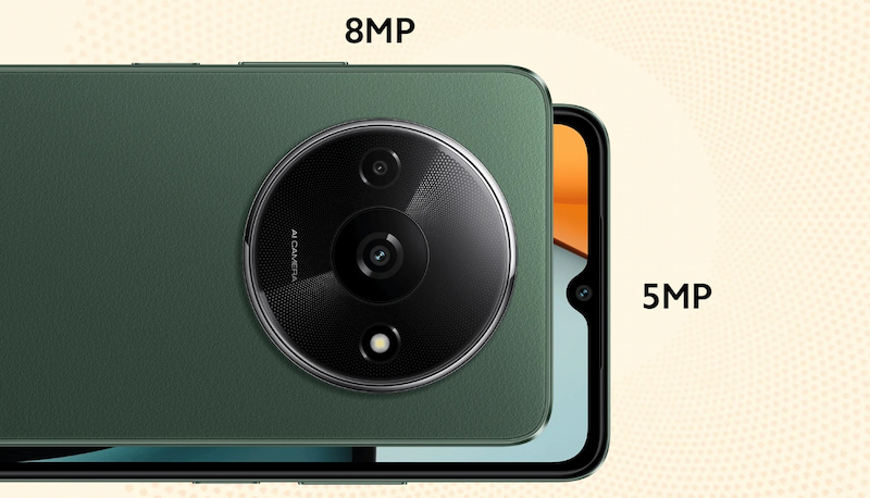 Xiaomi Redmi A3 trang bị hệ thống camera AI 8MP