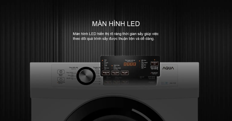 Chọn chế độ sấy phù hợp với loại quần áo khi sử dụng máy sấy