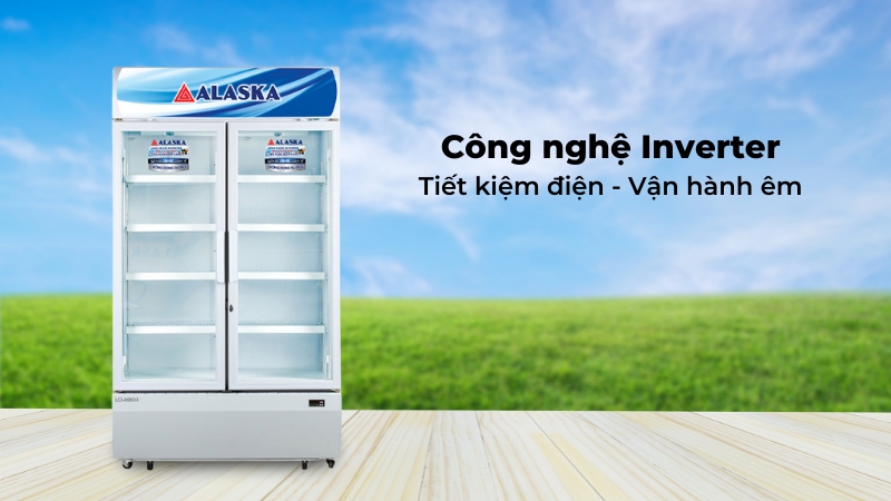 Tủ mát Alaska Inverter tối ưu điện năng hiệu quả, vận hành êm