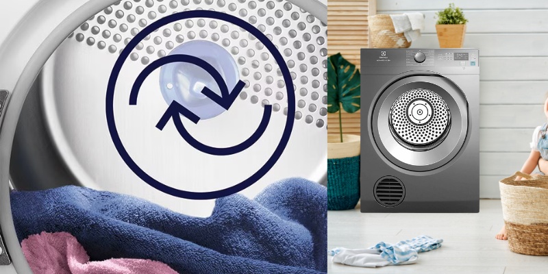 Máy Sấy Thông Hơi Electrolux 8.5 Kg EDV854N3SB