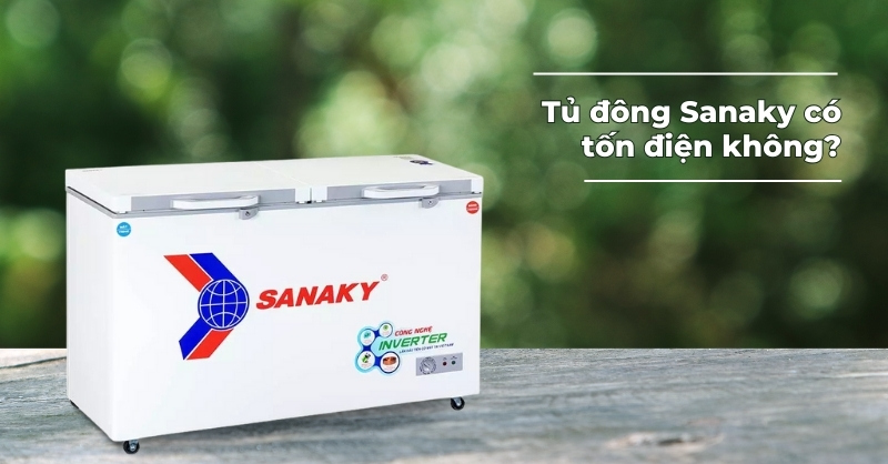 Tủ đông Sanaky có tốn điện không?