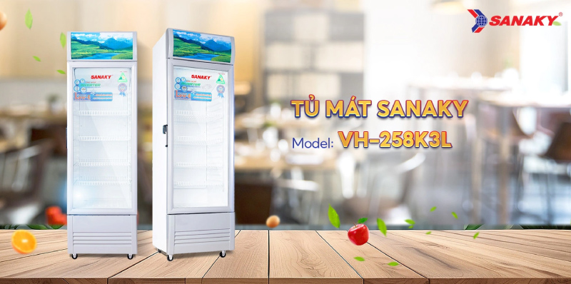 Tủ Mát Sanaky Inverter 200 Lít VH-258K3L