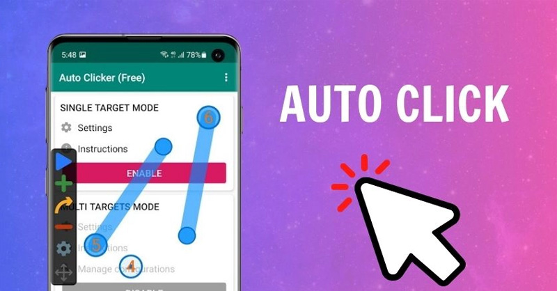 Cách sử dụng Auto Click trên iOS và Android