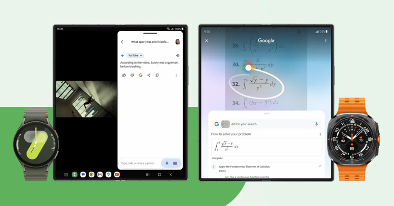 Google cập nhật 4 tính năng AI mới cho các thiết bị Galaxy