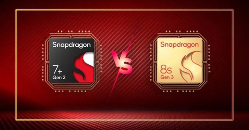 So sánh chip Snapdragon 8s Gen 3 vs Snapdragon 7 Plus Gen 2