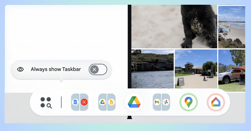 Android 15 có thêm tính năng Ghim ứng dụng trên Taskbar