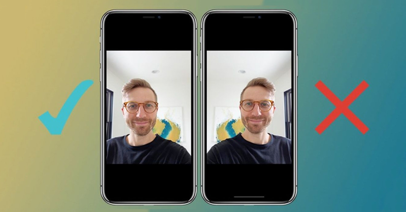 Ảnh chụp iPhone bị ngược có thể do chế độ tự động của camera