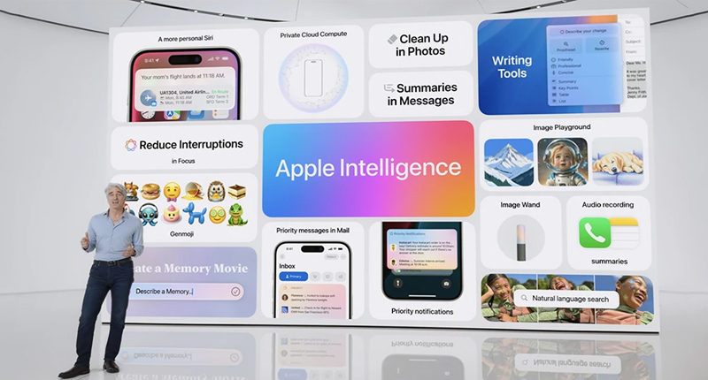 Apple Intelligence chính thức được giới thiệu tại sự kiện WWDC 2024