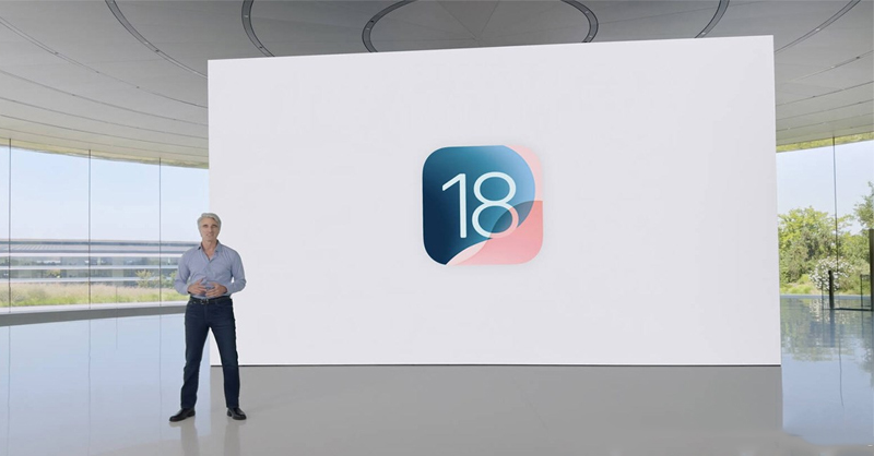 Apple ra mắt hệ điều hành iOS 18 tại sự kiện WWDC 2024