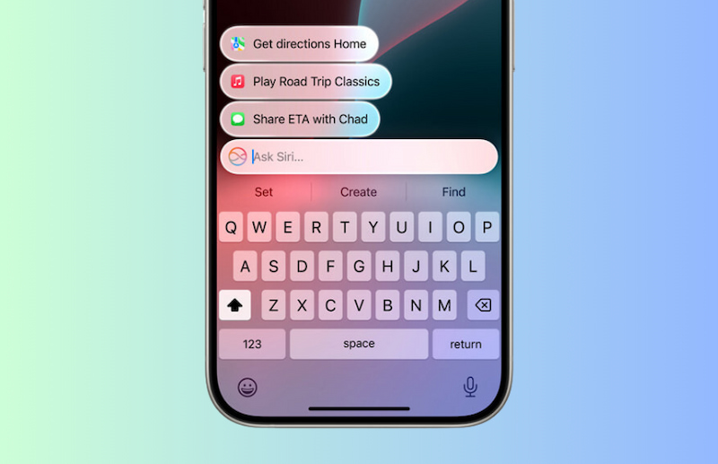 Apple Siri trên iOS 18 cho khả năng nhập văn bản yêu cầu