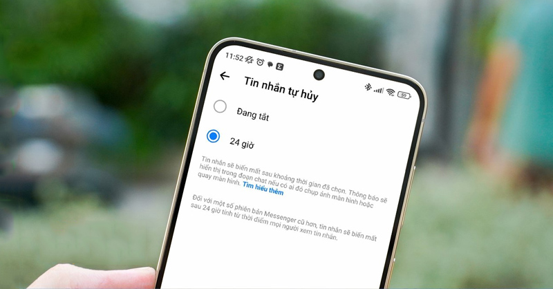 Cách bật chế độ tin nhắn tự hủy trên Messenger đơn giản 