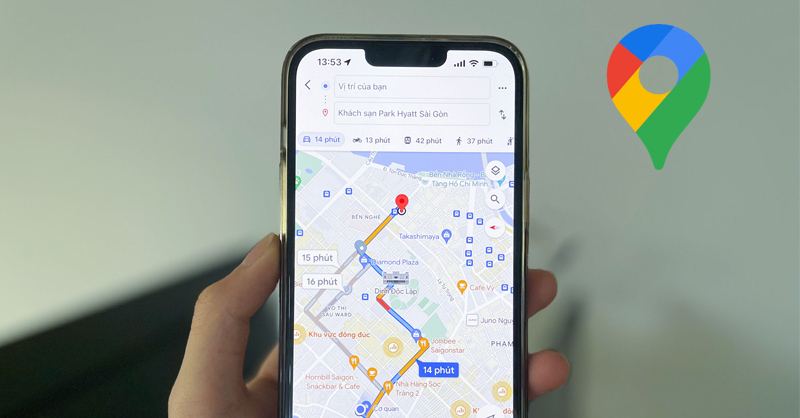 Cảnh báo tốc độ trên Google Maps cho iPhone