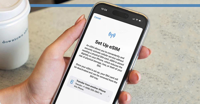 iPhone Lock có dùng được eSIM không