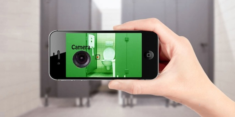 Bật camera trên điện thoại để phát hiện camera ẩn