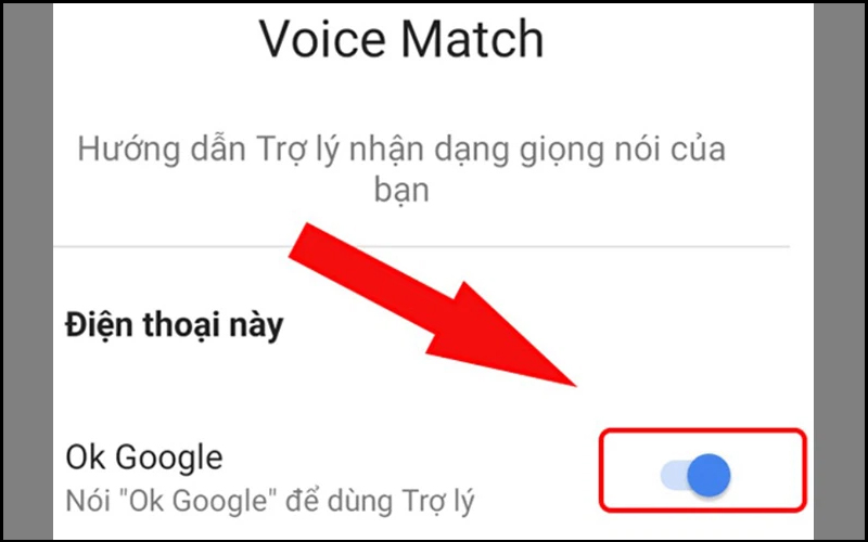 Bật Ok Google trên điện thoại