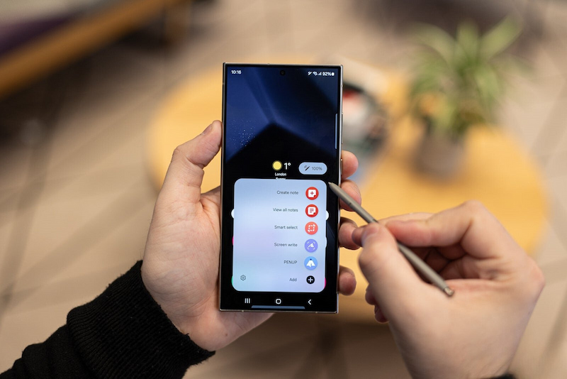 Bút S Pen trên Galaxy S24 Ultra với nhiều tính năng thú vị