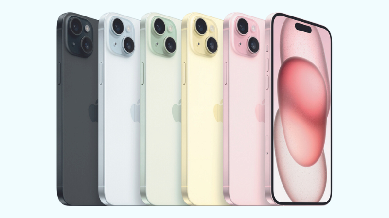 Các phiên bản màu trên iPhone 15 Plus