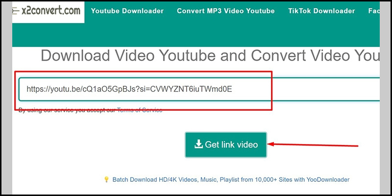 Tải video YouTube bằng X2convert.com như thế nào