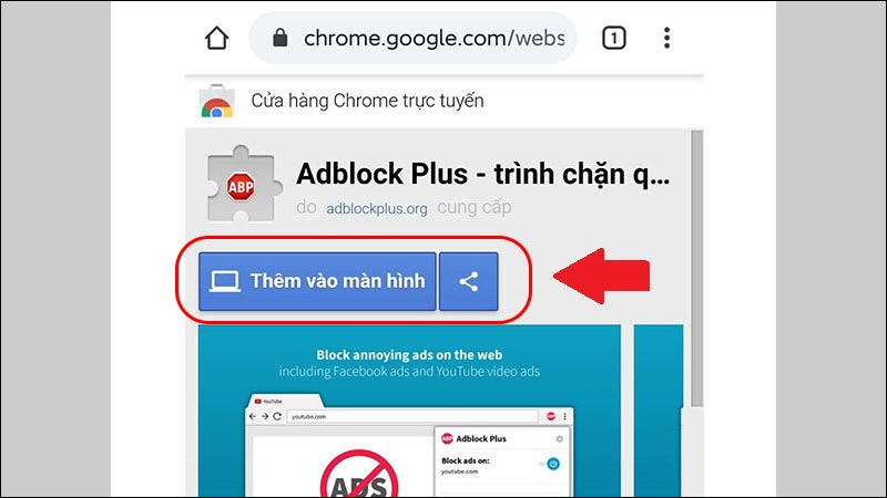 Cài đặt tiện ích mở rộng AdBlock để chặn quảng cáo trên Google Chrome