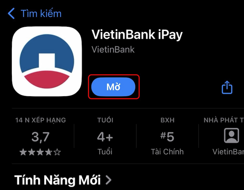 Cập nhật ứng dụng ngân hàng lên phiên bản mới nhất