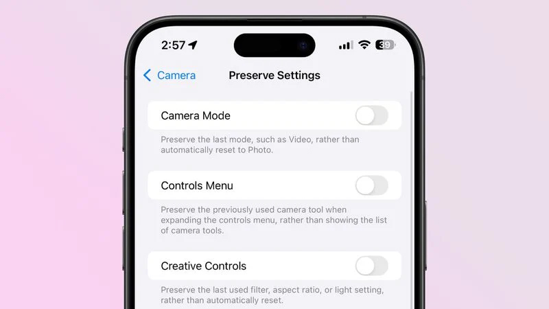 Công cụ Controls mới trên iOS 18 beta 4