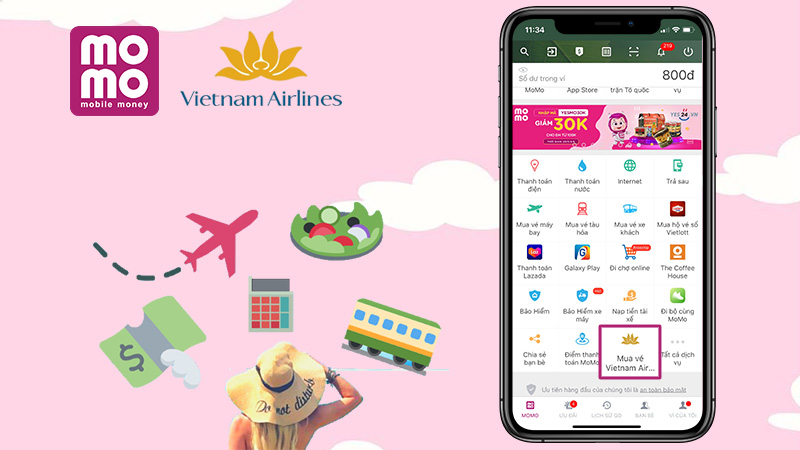 Đặt vé máy bay Vietnam Airline trên MoMo mang đến nhiều lợi ích