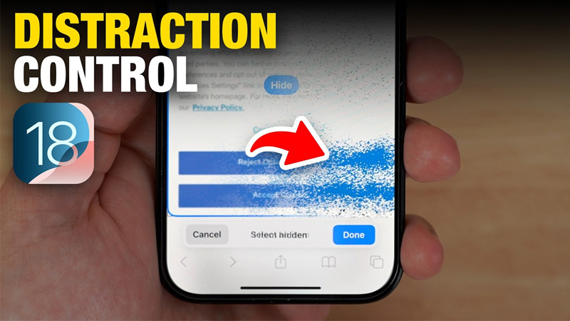 Distraction Control gặp phản đối trước khi chính thức ra mắt trên iOS 18