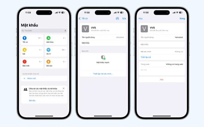 Đổi mật khẩu một cách dễ dàng trên iOS 18