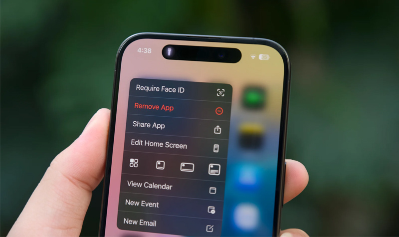 Dùng Face ID khóa ứng dụng trên iOS 18