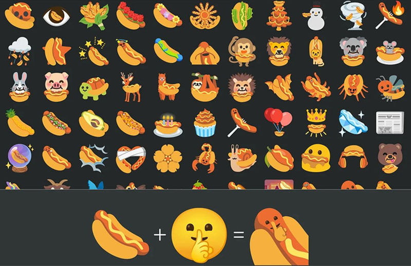 Emoji Kitchen mang đến trải nghiệm sáng tạo không giới hạn