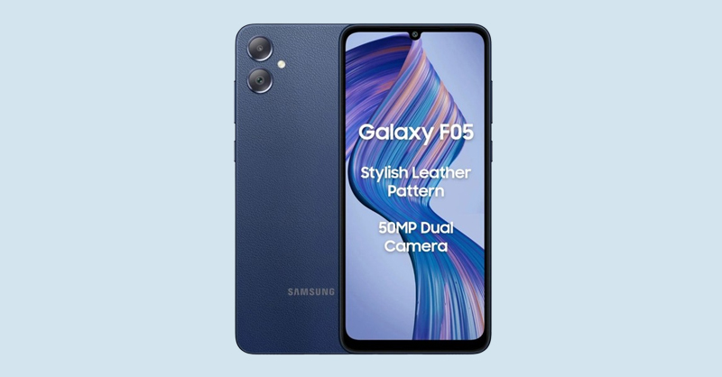 Galaxy F05 chỉ sở hữu một phiên bản màu sắc duy nhất