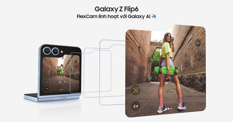 Galaxy Z Flip 6 được tích hợp nhiều tính năng AI nổi bật