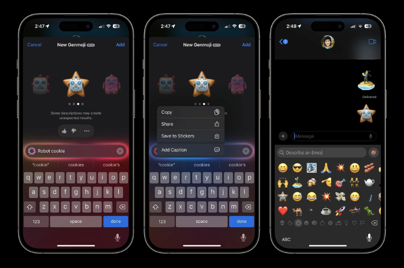 Tính năng Genmoji trên iOS 18.2 và iPadOS 18.2 chính thức