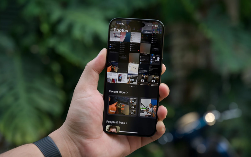 Giao diện Photos của iOS 18