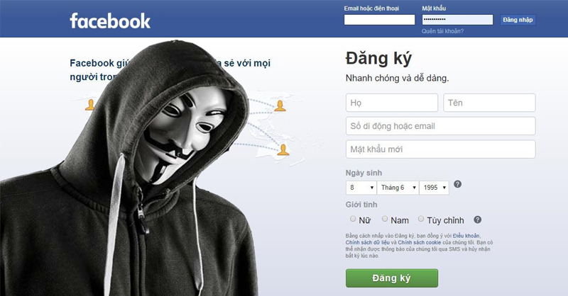 Hacker sẽ lợi dụng lỗ hổng bảo mật để hack tài khoản Facebook