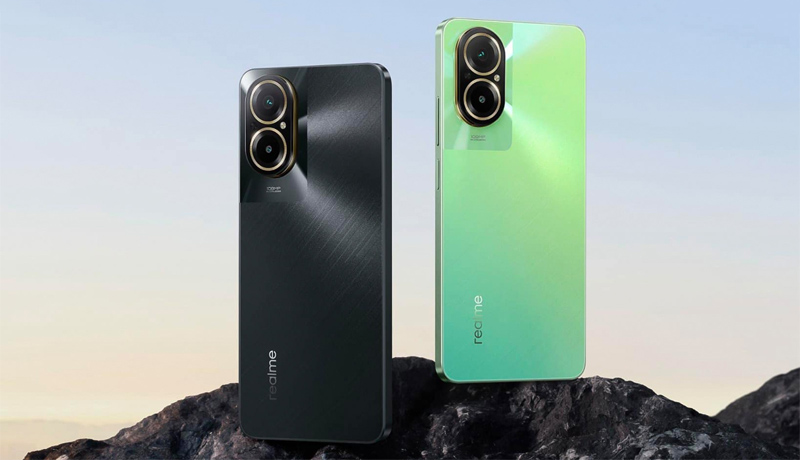 Hai phiên bản màu sắc của Realme C67