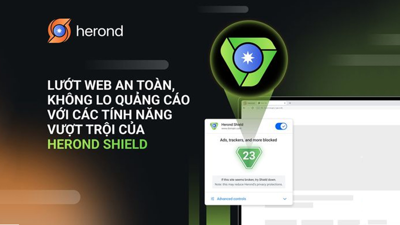 Herond Shield giúp phát hiện và ngăn chặn phần mềm độc hại