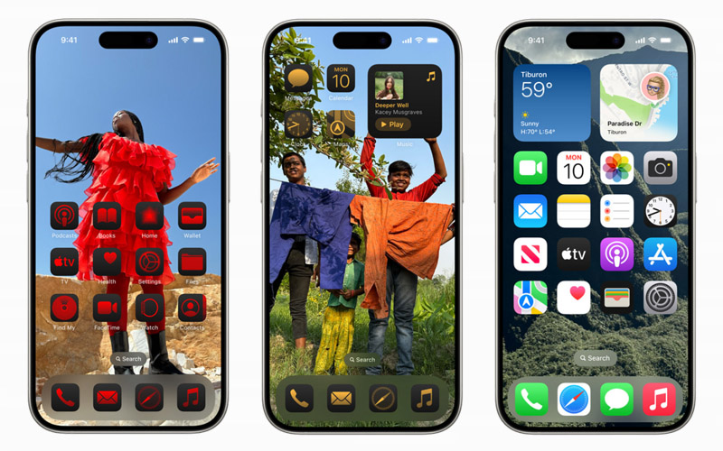 iOS 18 cho phép tùy chỉnh giao diện màn hình chính Home Screen