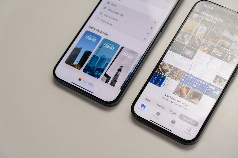 iOS 18 gợi ý hình nền trong ứng dụng Ảnh