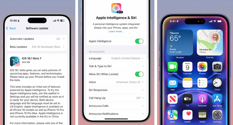 Bản cập nhật iOS 18.1 Dev Beta 7 có gì mới