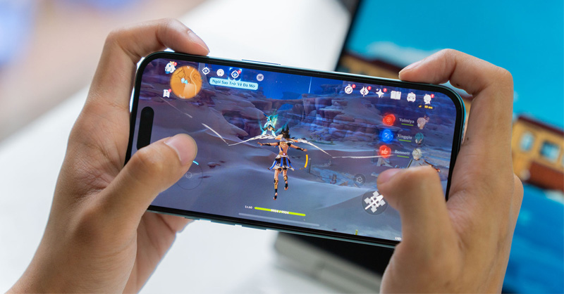 iPhone 16 cho phép thiết lập đồ họa 120FPS với game Genshin Impact 