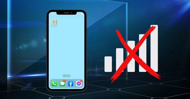 iPhone bị mất sóng do nhiều nguyên nhân khác nhau
