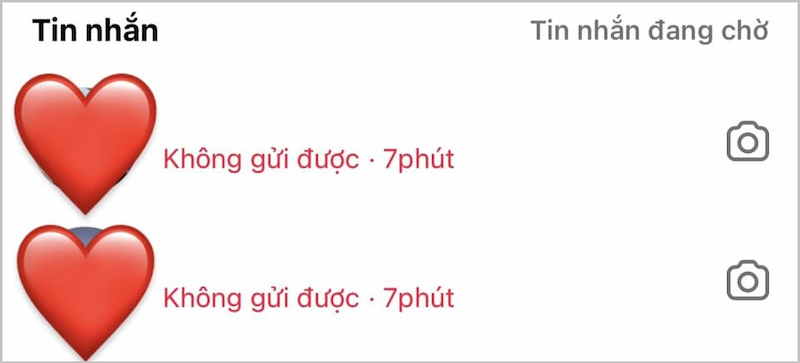 Không thể gửi tin nhắn trên Instagram