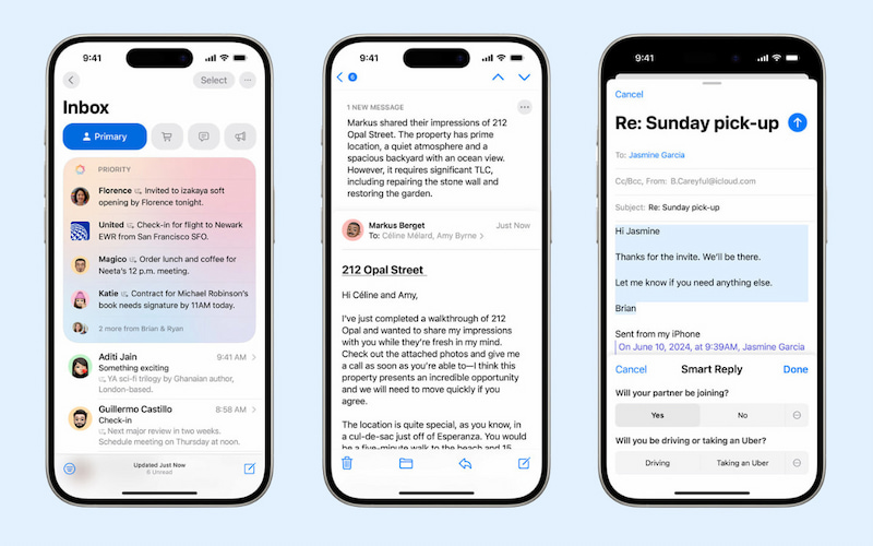 Mail trên iOS 18.1 Dev Beta 7 thông minh, tiện lợi hơn