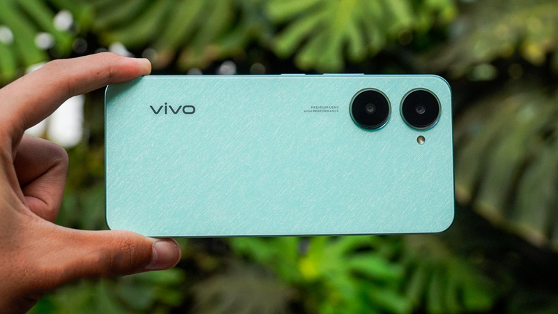 Mặt lưng của Vivo Y03 có thể chống trầy xước