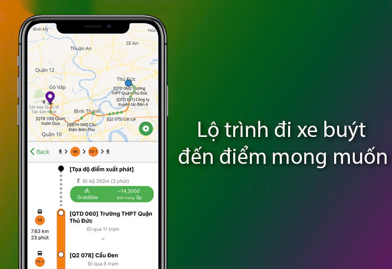 Mini app GoBus cung cấp thông tin lịch trình của tuyến xe buýt