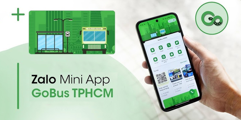 Mini app GoBus được tích hợp nhiều tính năng hữu ích