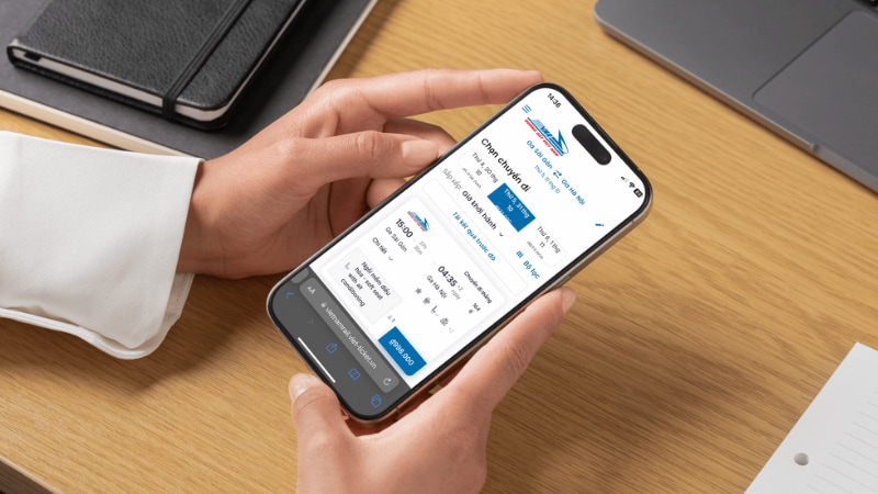 Khách hàng dễ dàng mua vé tàu trên Google Maps